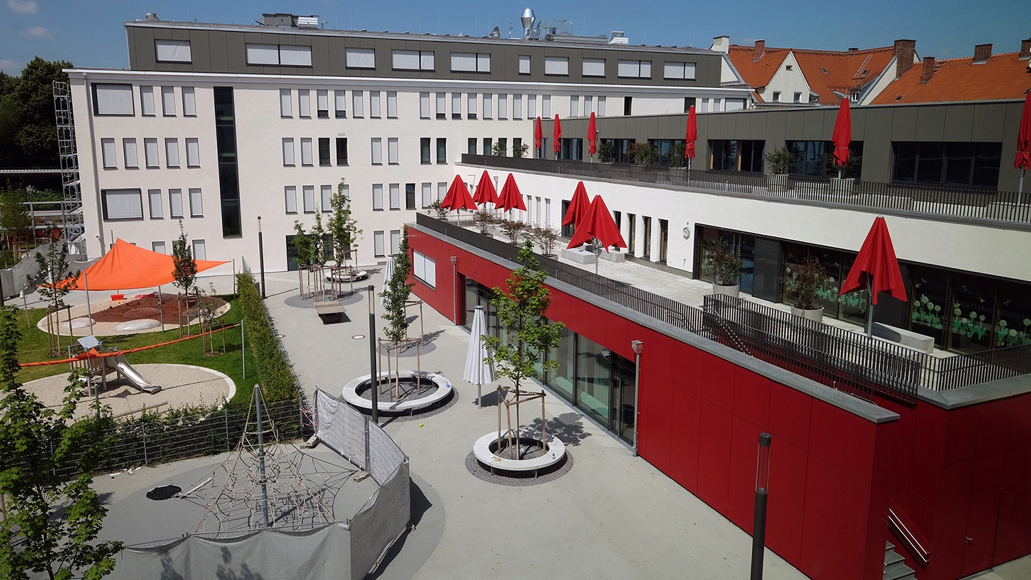 Mehr über den Artikel erfahren Neubau Schulkomplex an der Meindlstraße 8